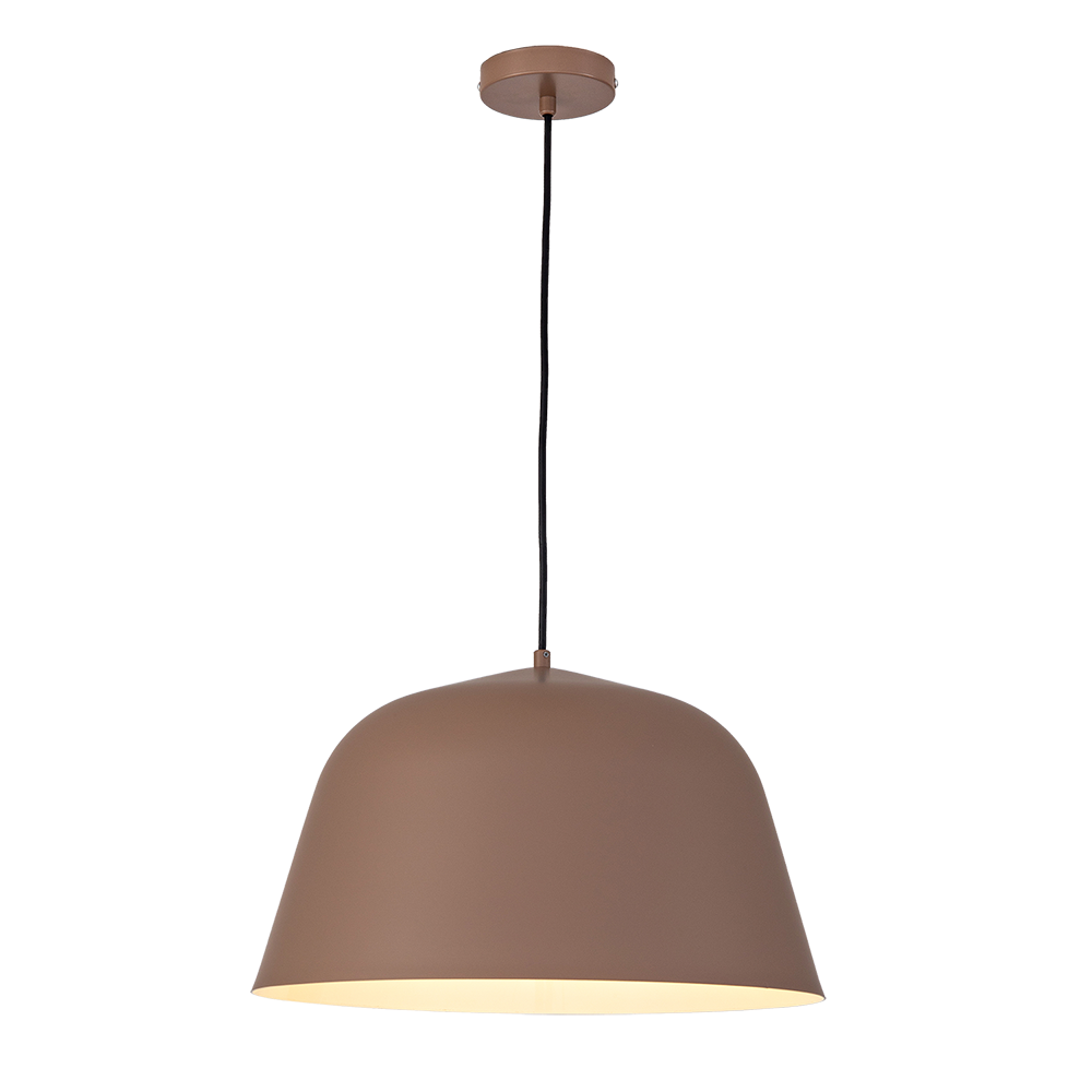 COLGANTE 1xE27 40x23cm KHAKI